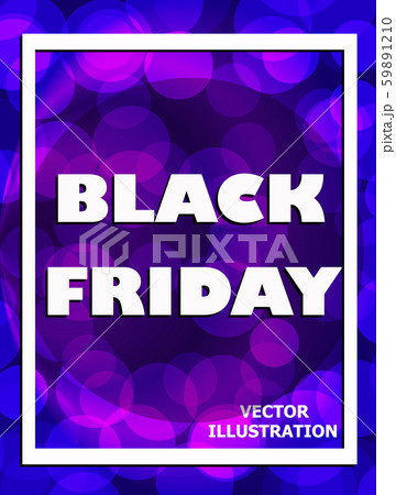 Black Friday illustration. Bright banner. 59891210