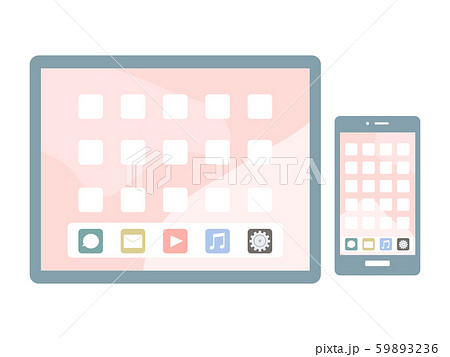 タブレットpcとスマートフォン 59893236