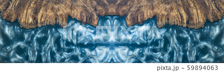 Casting epoxy resin red Stabilizing burl wood abstract art background 59894063