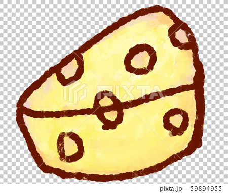 手書き風 チーズのイラスト素材
