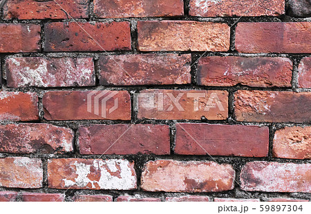 煉瓦 レンガの背景素材 テクスチャーの写真素材