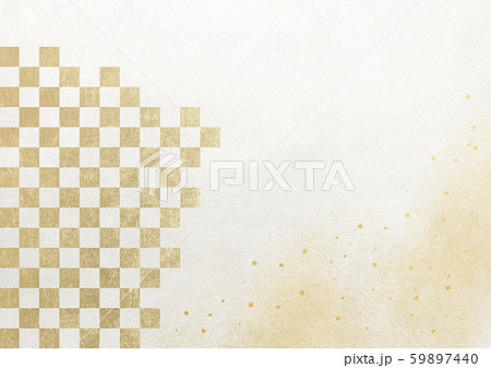 鮫小紋　12ライン　市松　（背景素材）　キラキラ 59897440