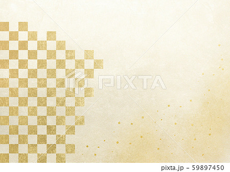 鮫小紋　12ライン　市松　（背景素材）　キラキラ 59897450