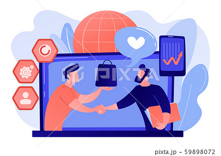 Customer Relationship Management concept vector illustration. 59898072