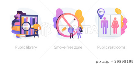 Public places vector concept metaphors. Public places vector concept metaphors. 59898199