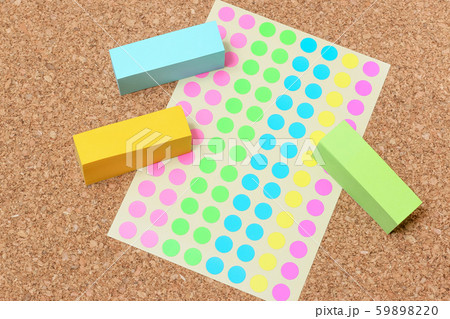 文具　文房具　付箋紙　シール　雑貨　コルクボード　事務用品　紙　学校　日用雑貨　日常雑貨 59898220