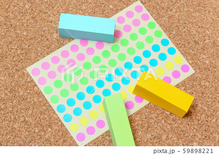 文具　文房具　付箋紙　シール　雑貨　コルクボード　事務用品　紙　学校　日用雑貨　日常雑貨 59898221