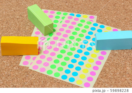 文具　文房具　付箋紙　シール　雑貨　コルクボード　事務用品　紙　学校　日用雑貨　日常雑貨 59898228