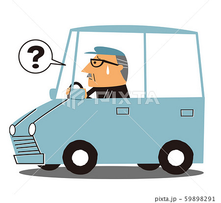 高齢ドライバー　 59898291