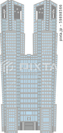 東京都庁のイラスト素材