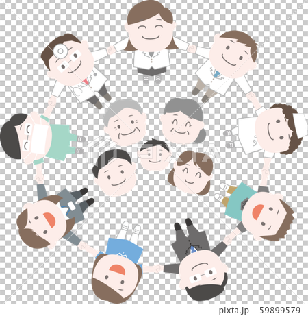 Healthcare workers surrounding the patient Healthcare workers surrounding the patient 59899579