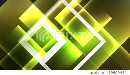 Shiny neon design square shape abstract background. Retro vector abstract design banner template Shiny neon design square shape abstract background. Retro vector abstract design banner template 59900484