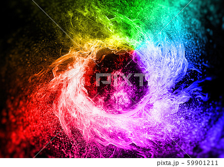 抽象的な火の輪 59901211