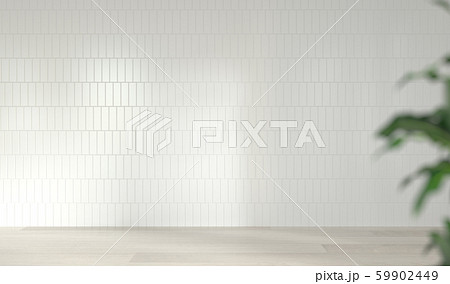 Empty wall without interior 3d rendering, new house waiting for interior decoration Empty wall without interior 3d rendering, new house waiting for interior decoration 59902449