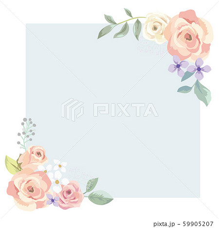 Rose Frame Illustration Stock Illustration