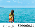 Young, beautiful woman at the sea 59906081