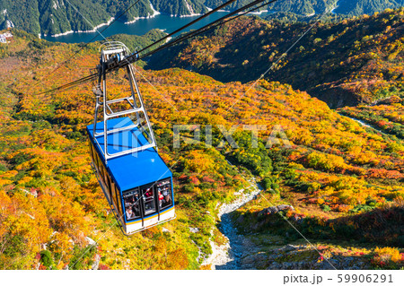 《富山県》紅葉の黒部平・立山黒部アルペンルート 59906291