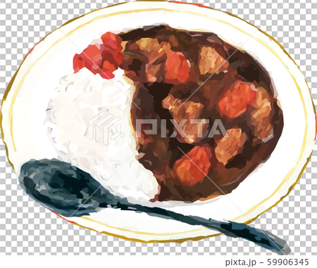 Illustration curry rice - Stock Illustration [59906345] - PIXTA
