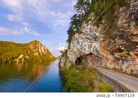 River Drina - national nature park in Serbia 59907129