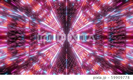 abstract textured sci-fi tunnel corridor with endless lights 3d illustration wallpaper background abstract textured sci-fi tunnel corridor with endless lights 3d illustration wallpaper background 59909778
