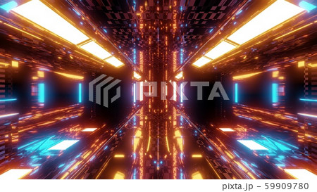 endless reflective textured tunnel corridor with glowing lights 3d illustration background wallpaper endless reflective textured tunnel corridor with glowing lights 3d illustration background wallpaper 59909780