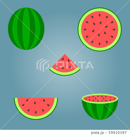 Group of watermelon. Group of watermelon. 59910397