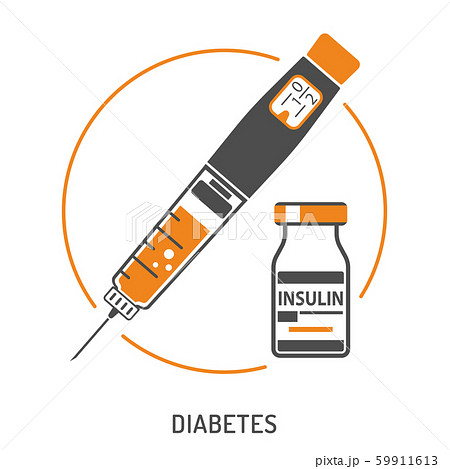 Diabetes Insulin Pen Syringe and Vial 59911613