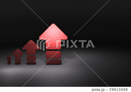 好況を表す矢印 好況を表す矢印 59913099