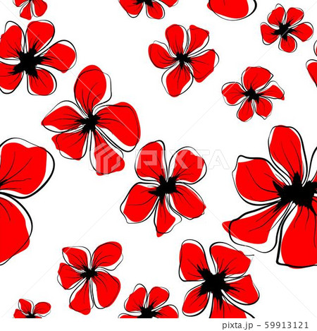 Abstract flowers for fabric design. Decorative floral pattern. Beautiful vector pattern. Vintage Abstract flowers for fabric design. Decorative floral pattern. Beautiful vector pattern. Vintage 59913121