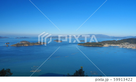 屋島からの大島・庵治町1 屋島からの大島・庵治町1 59913422