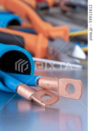Electric tools and cables used in electrical installation Electric tools and cables used in electrical installation 59913812