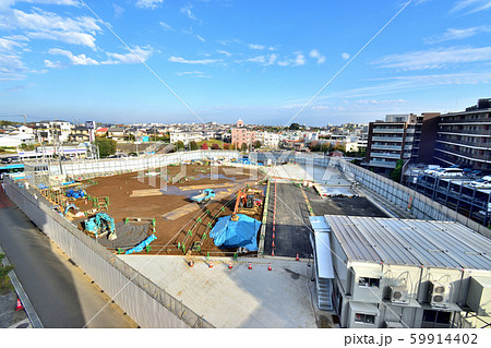 リニア新幹線工事現場 神奈川県犬蔵非常口 リニア新幹線工事現場 神奈川県犬蔵非常口 59914402