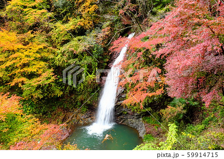 秩父華厳の滝　秋 59914715