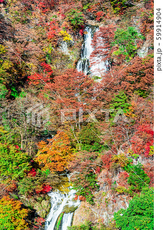 栃木　日光　霧降の滝（秋） 59914904