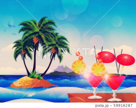 Cocktails on the beach Cocktails on the beach 59916287