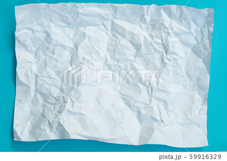 Abstract white crumpled paper texture on blue sky Abstract white crumpled paper texture on blue sky 59916329