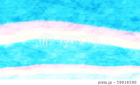 水色と白色と薄いピンク色の縞模様の抽象的背景イメージ素材のイラスト素材
