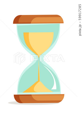Hourglass flat vector illustration Hourglass flat vector illustration 59917285