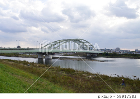 多摩川の風景 59917583