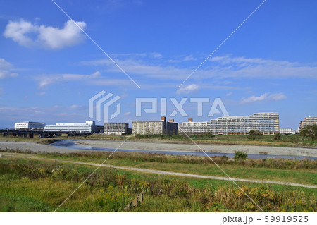 多摩川の風景 59919525