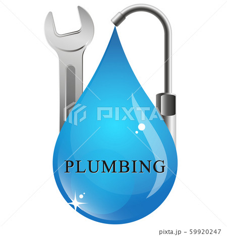 Drop of water faucet symbol Drop of water faucet symbol 59920247