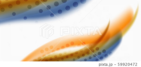 Trendy abstract wave blur pattern, multicolored lines on white background for wallpaper design Trendy abstract wave blur pattern, multicolored lines on white background for wallpaper design 59920472