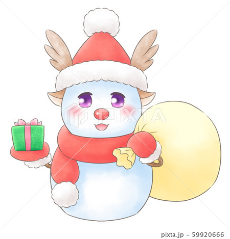 トナカイと雪だるまのチョコレートバークのレシピ