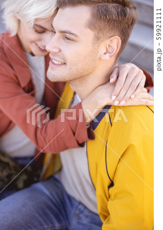 Cute young couple spending their time together Cute young couple spending their time together 59921111