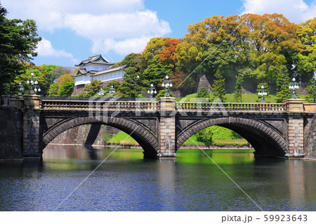 皇居・二重橋 59923643