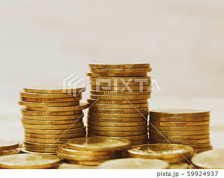 stack of money, rows of coins for finance and banking concept stack of money, rows of coins for finance and banking concept 59924937