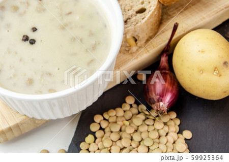 homemade creamy brown lentil soup homemade creamy brown lentil soup 59925364