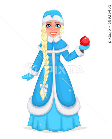 Russian Snegurochka (Snow Maiden) - Stock Illustration [59926461