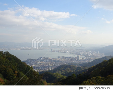 比叡山山頂からの大津市内方面 59926549