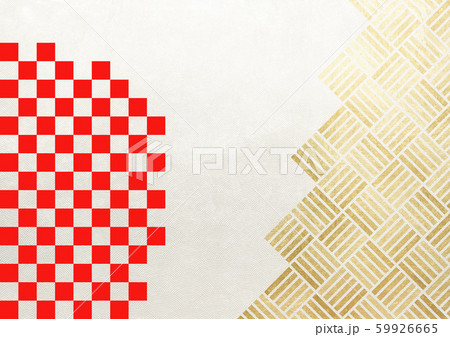 鮫小紋　20ライン　市松　算木　（背景素材） 59926665